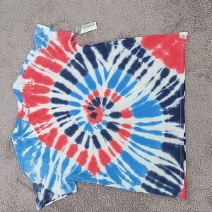 DSG Men's Americana Tie Dye Short Sleeve Cotton T-Shirt - 2XL